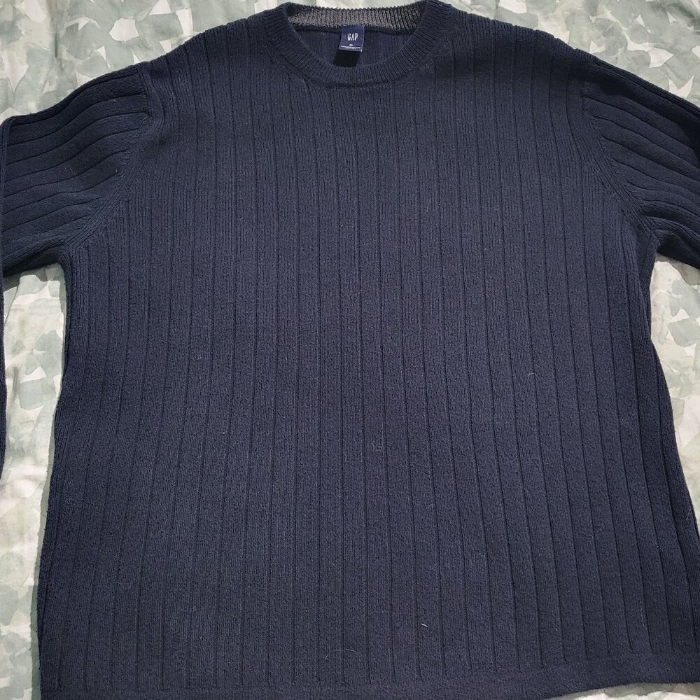 $5 GAP Blue Ribbed Sweater